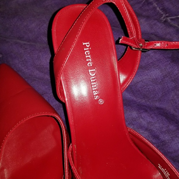 Red, Strap Heels. - Picture 3 of 4